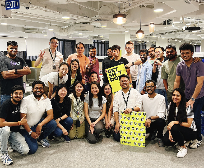 Pelago team in the office