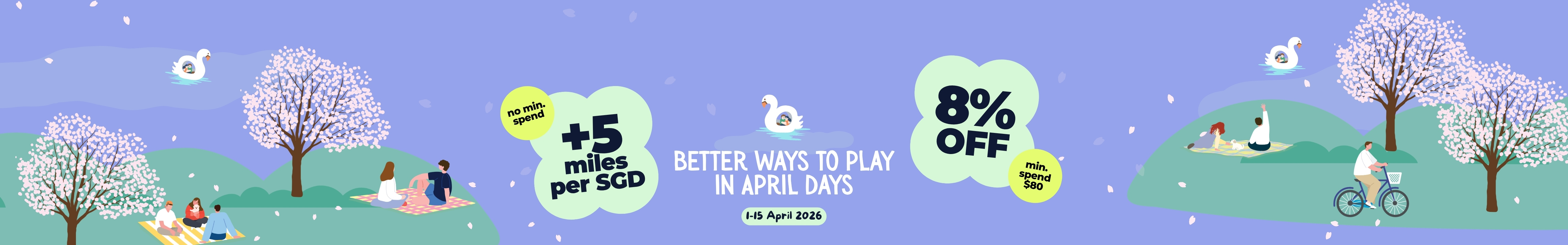 Earn 5 miles per SGD