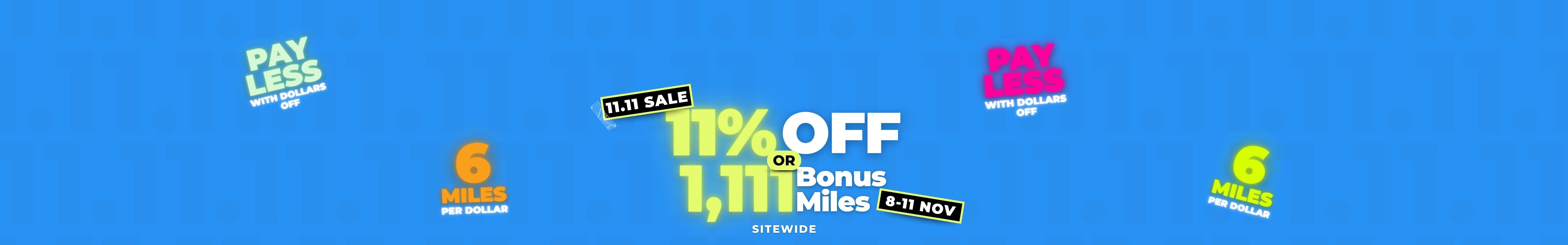 11.11 campaign visual