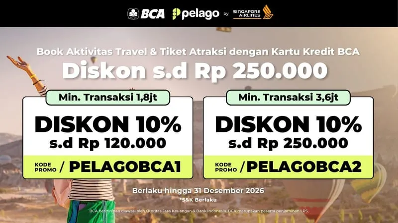Proof of coupon - Pelago - Pelago promo code: [[10% off up to Rp250,000]] on eligible orders