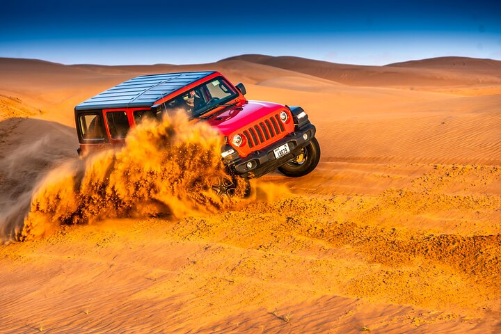 Private VIP Desert Safari in Luxury Vehicle G-Wagon in Dubai Pelago