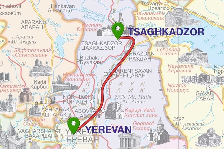  Transfer: Yerevan to Tsaghkadzor or vice versa - Photo 1 of 8