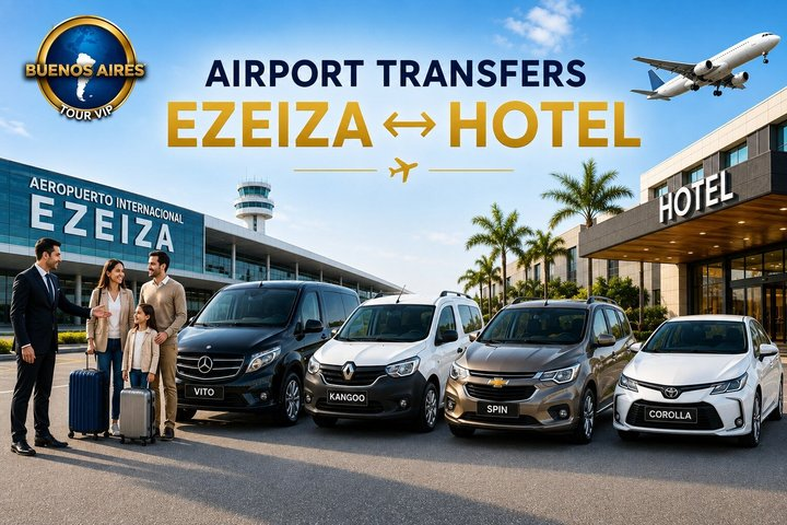Private Airport Transfer In or Out : Ezeiza (EZE) – Buenos Aires - Photo 1 of 16