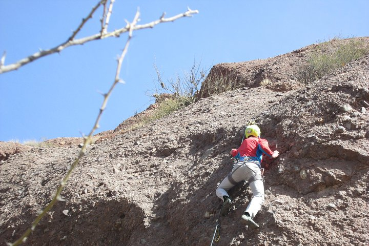 Climbing with client from France