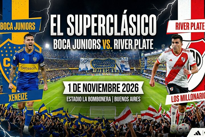 Boca Juniors Tickets for a Match at La Bombonera - Photo 1 of 12