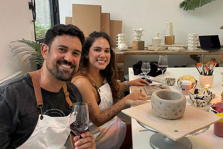 Wine & Pottery Class For Beginners in Buenos Aires Argentina - Photo 1 of 25