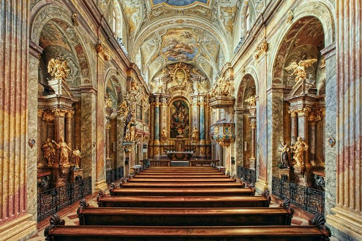 Experience the rich history of classical music in the stunning Baroque interior of St. Anne's Church where works by Vienna's greatest composers come to life in a remarkable setting.