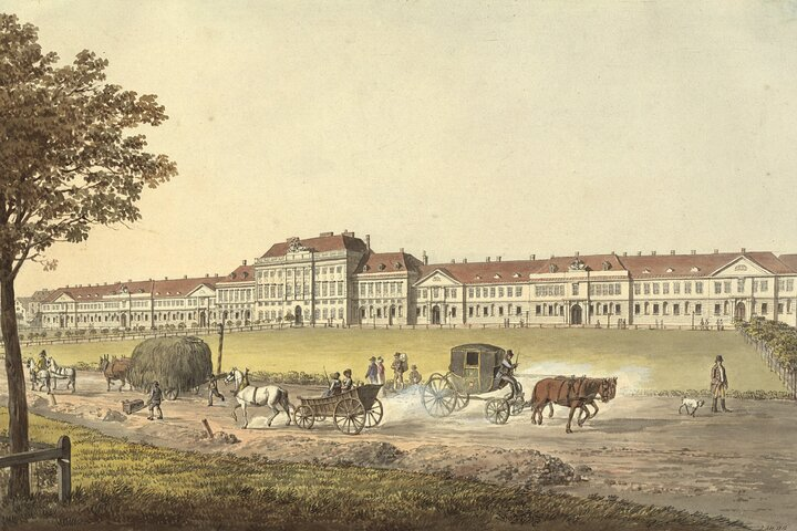 Jakob Alt, Hofstallungen K.u.K. Hofstall building, 1816, Vienna Museum