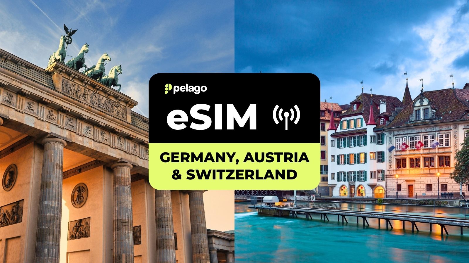 Germany, Austria & Switzerland (DACH) eSIM by Pelago - Photo 1 of 4