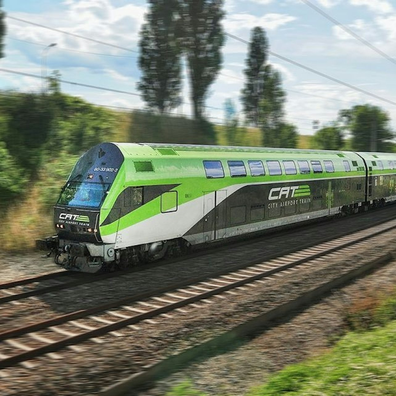 Experience a speedy journey through picturesque landscapes on the Non-stop CAT connecting Vienna International Airport to the heart of the city in just 16 minutes.