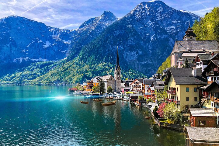 Famous view of Hallstatt