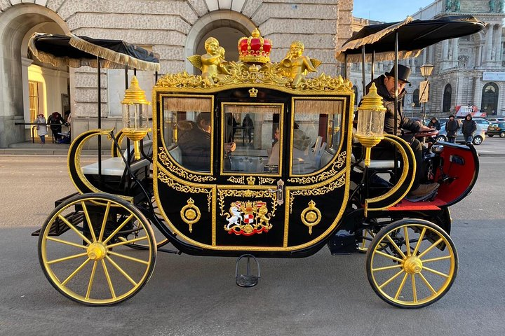 Discover Vienna from a regal perspective aboard a stunning E-carriage. Marvel at iconic landmarks while enjoying complimentary drinks creating a unique blend of history and relaxation.