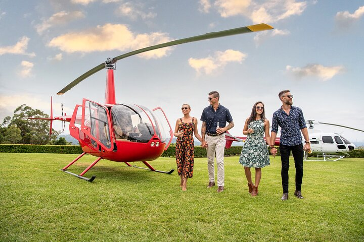 Soar through stunning landscapes and explore top-notch pubs with friends enjoying a unique blend of scenic flights and delightful stops on this unforgettable helicopter pub crawl adventure.