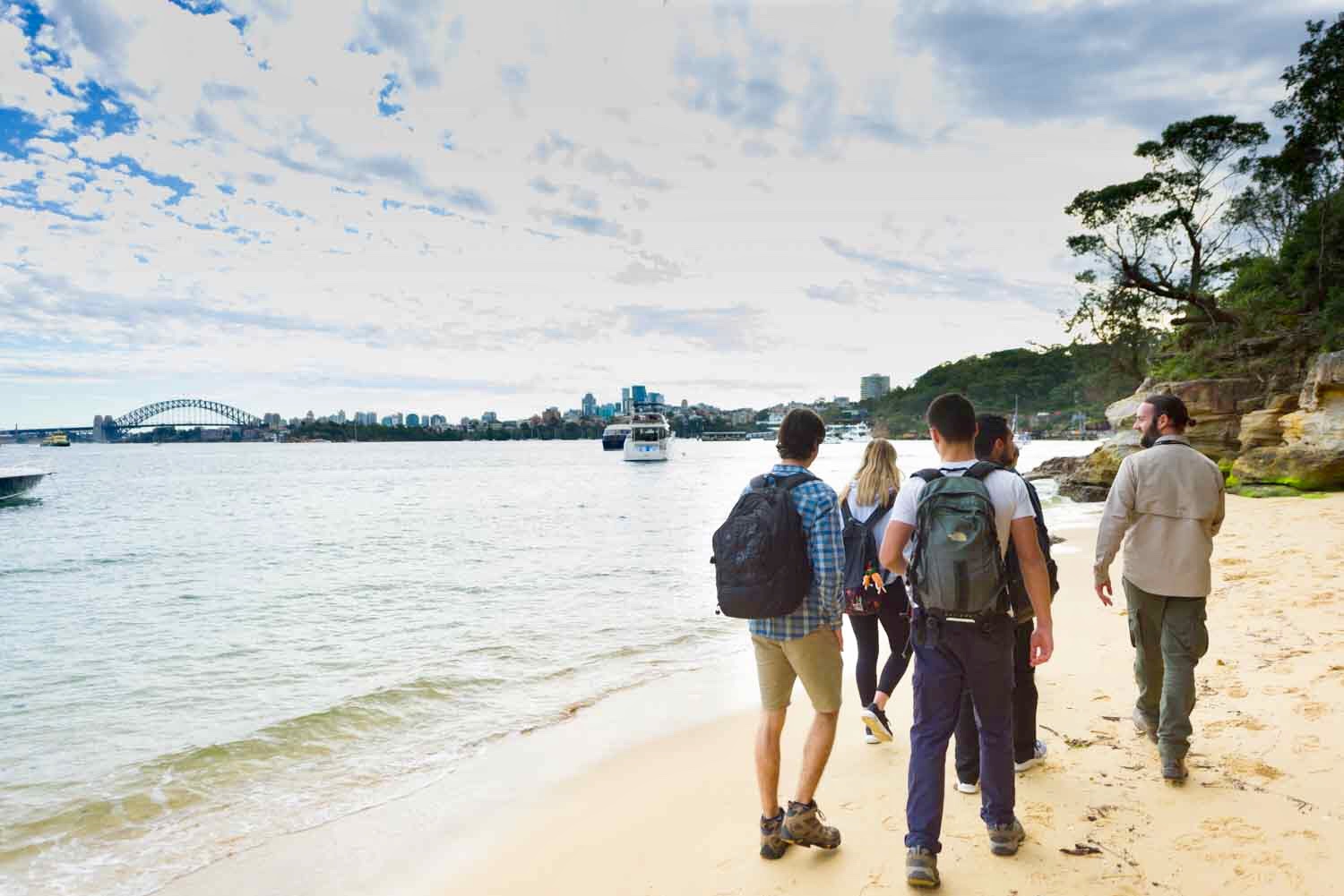 Explore the stunning coastline of Sydney where sandy shores meet lush greenery offering glimpses of local wildlife and rich historical tales along the breathtaking water's edge.