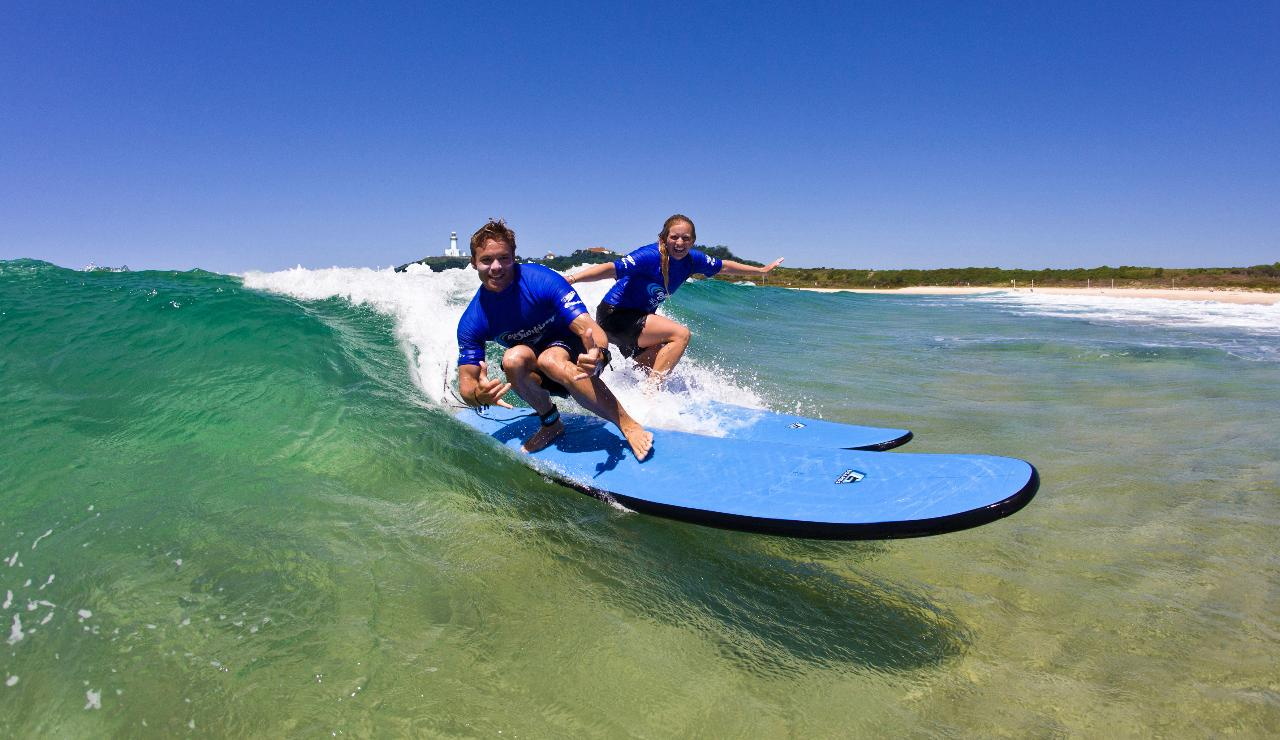 Byron 2 person Private Surf Lesson - Photo 1 of 5