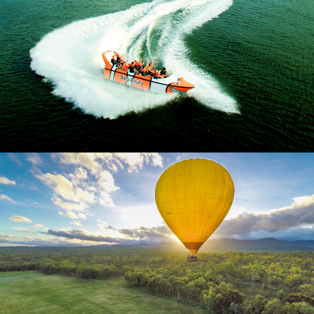 Cairns Classic Hot Air  Balloon flight with Bad Fishy Jetboating - Photo 1 of 18