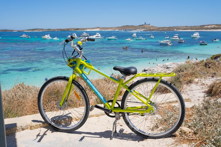 Our new fleet of bikes on Rottnest