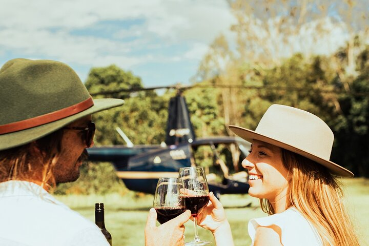 Soaking up the sun in our "Picnic in the Vines" package.