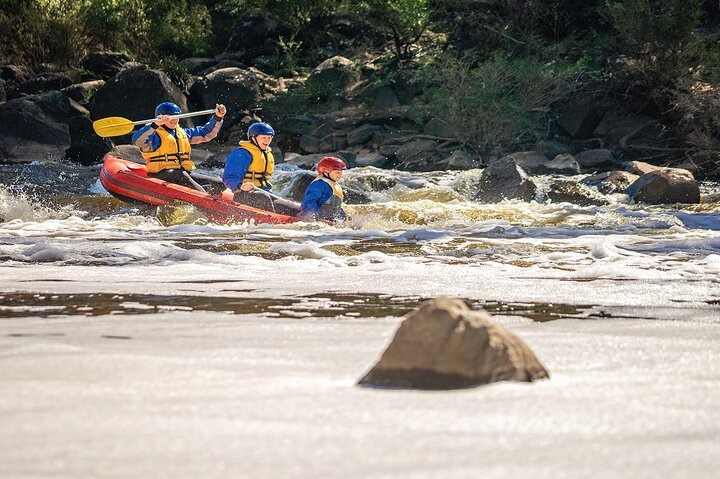 Shooting some rapids!