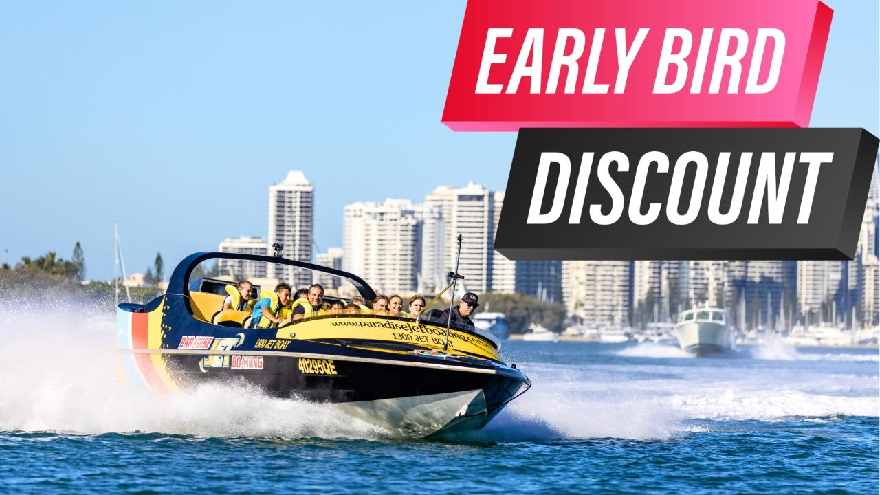 EARLYBIRD SPECIAL!  40 minute Gold Coast Jetboat Ride - Photo 1 of 6