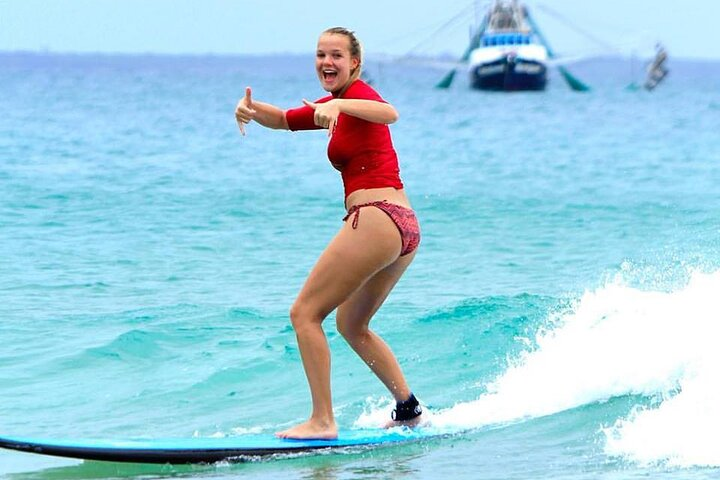 Rainbow Beach: Surf Lesson Safari & Beach 4WD Double Island Point - Photo 1 of 10