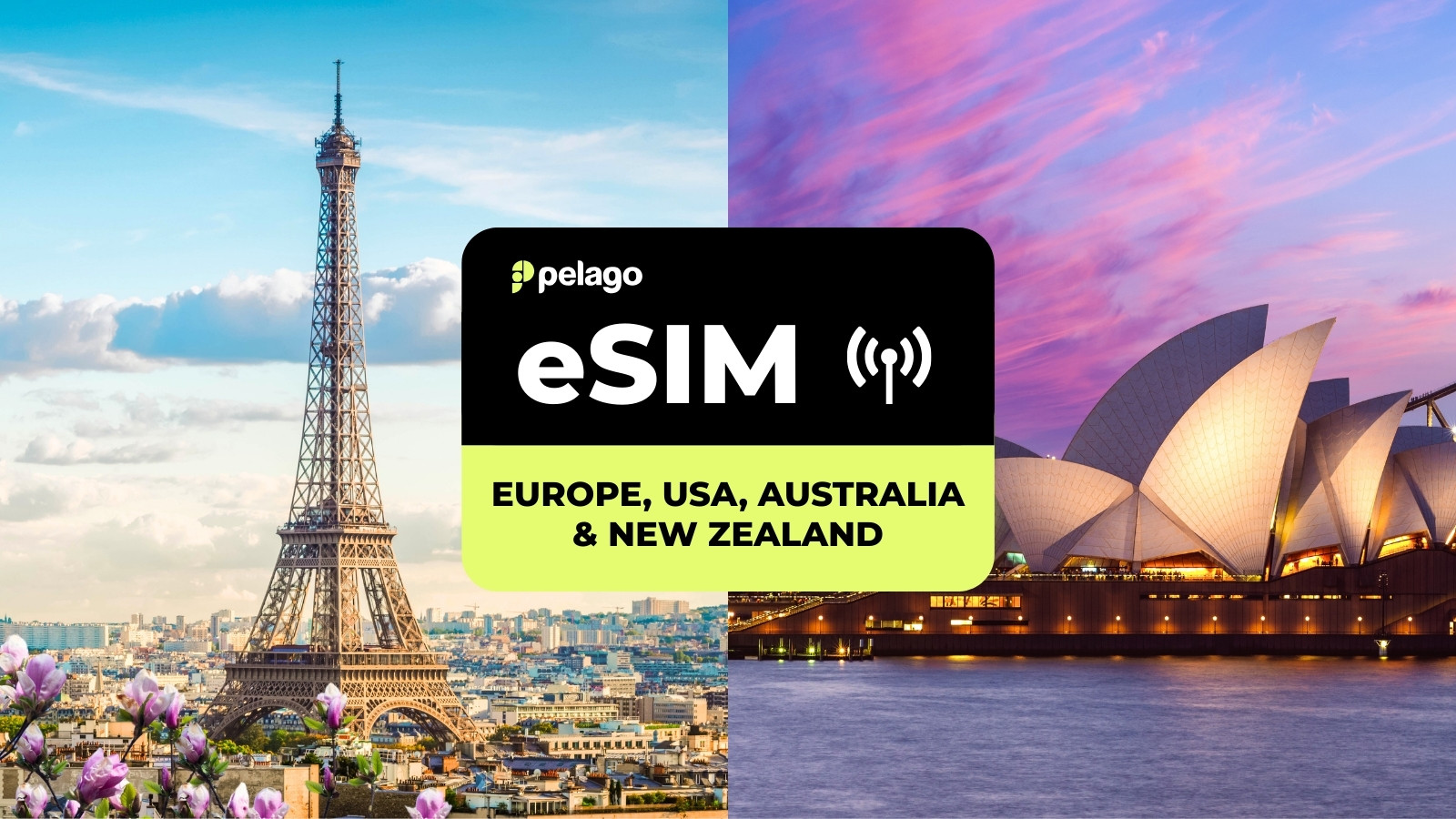 Europe, USA, Australia & New Zealand eSIM by Pelago - Photo 1 of 1