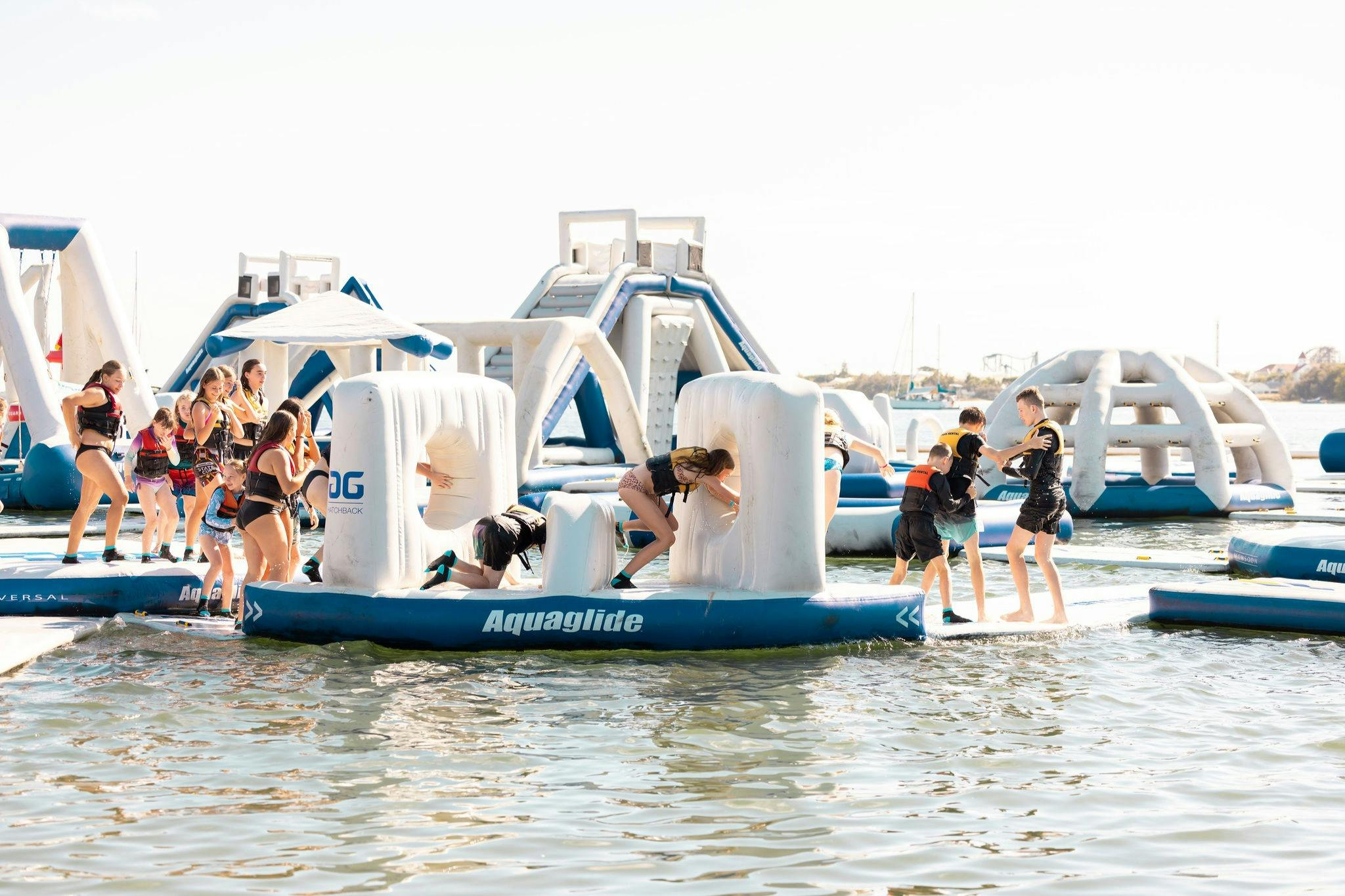 Gold Coast Aqua Park Southport: Inflatable Water Park Session - Photo 1 of 8