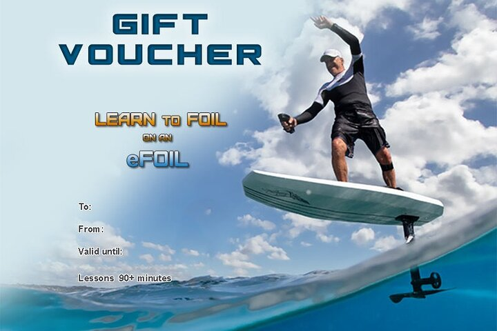 Gift Voucher - Learn to Hydrofoil, on an eFoil - Photo 1 of 12