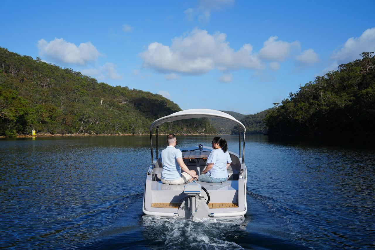 GoBoat Sydney (Akuna Bay) - 3 Hour Electric Picnic Boat Hire (up to 8 people) - Photo 1 of 6