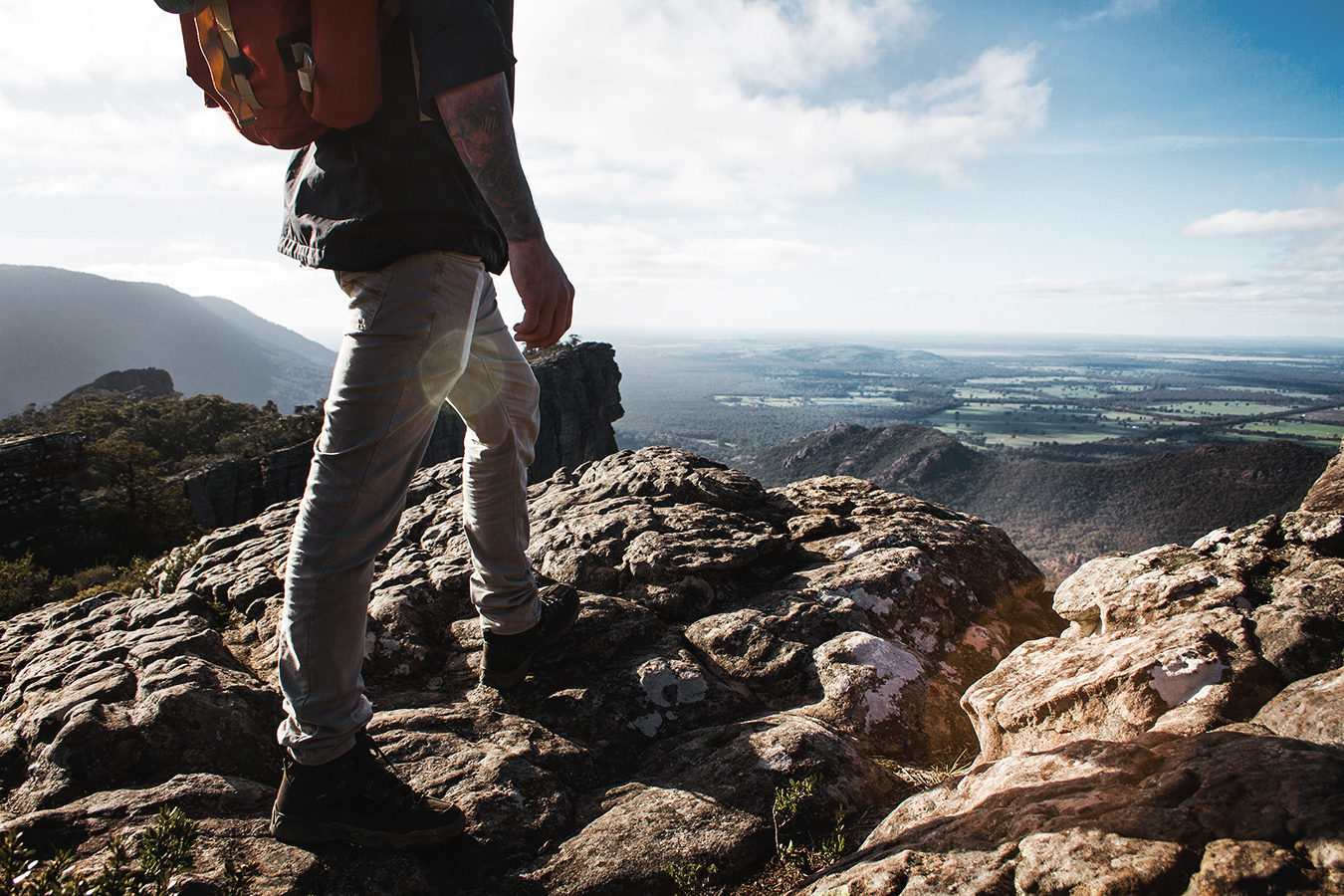 Explore the stunning landscapes of Grampians National Park while hiking to The Pinnacle witnessing breathtaking rock formations and enjoying a refreshing dip at MacKenzie Falls. All await adventurous travelers.