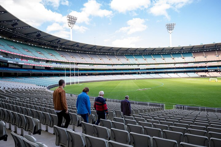 Explore Melbourne's sporting landmarks as you stroll through iconic venues soaking in the excitement that surrounds the renowned MCG and its rich history. A true sports enthusiast’s delight!