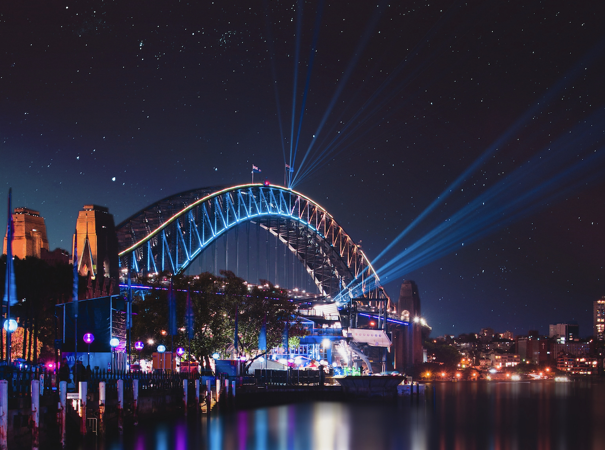 Soar above Sydney’s illuminated skyline taking in stunning views of the Harbour and the spectacular lights of the Vivid Festival from a unique perspective. An unforgettable adventure awaits!
