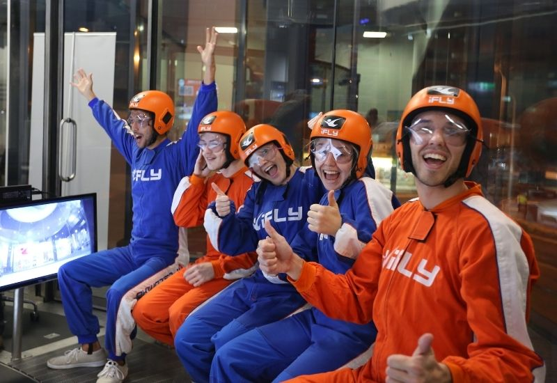 Experience the excitement of indoor skydiving at iFLY Sydney! Enjoy two exhilarating flights alongside friends complete with all the gear and personalized guidance to enhance your adventure.