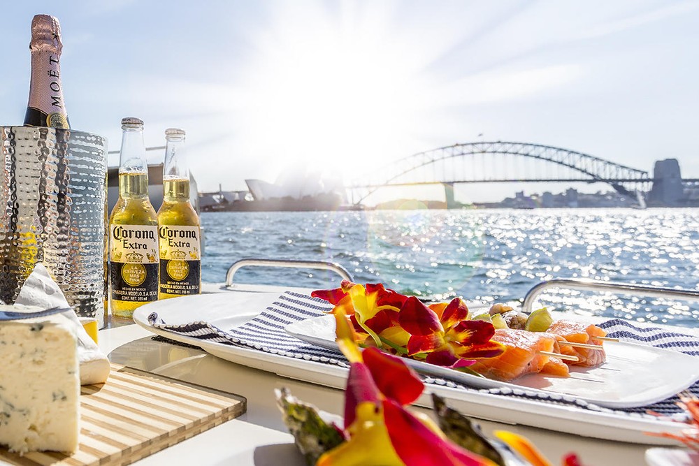 Savor exquisite dining on Sydney Harbour as you glide past iconic landmarks enjoying fresh dishes and refreshing drinks against a stunning waterfront backdrop. Experience a true taste of Sydney.