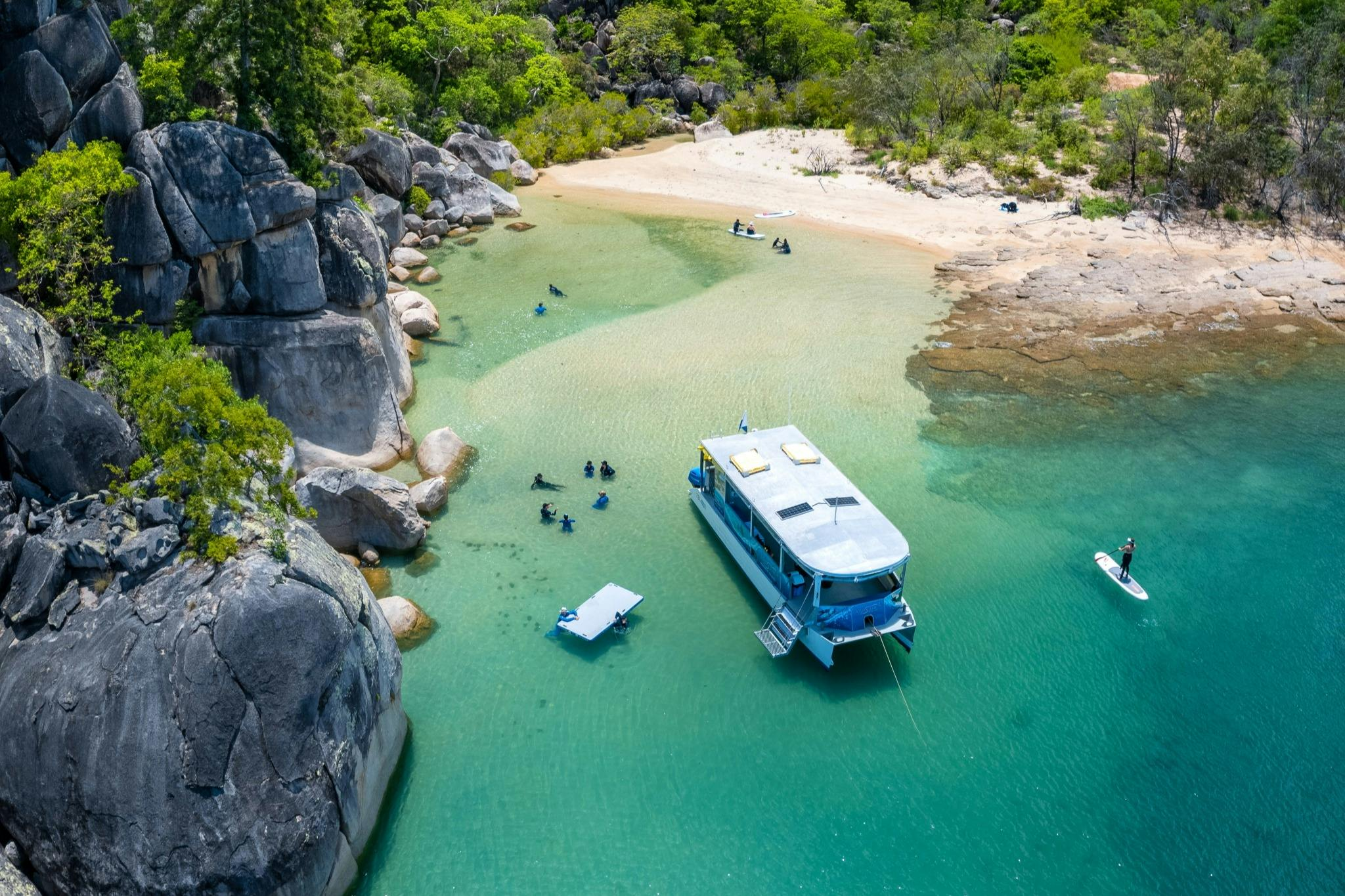 Magnetic Island: Boat Tour + Guided Snorkelling + Optional Return Ferry - Photo 1 of 5