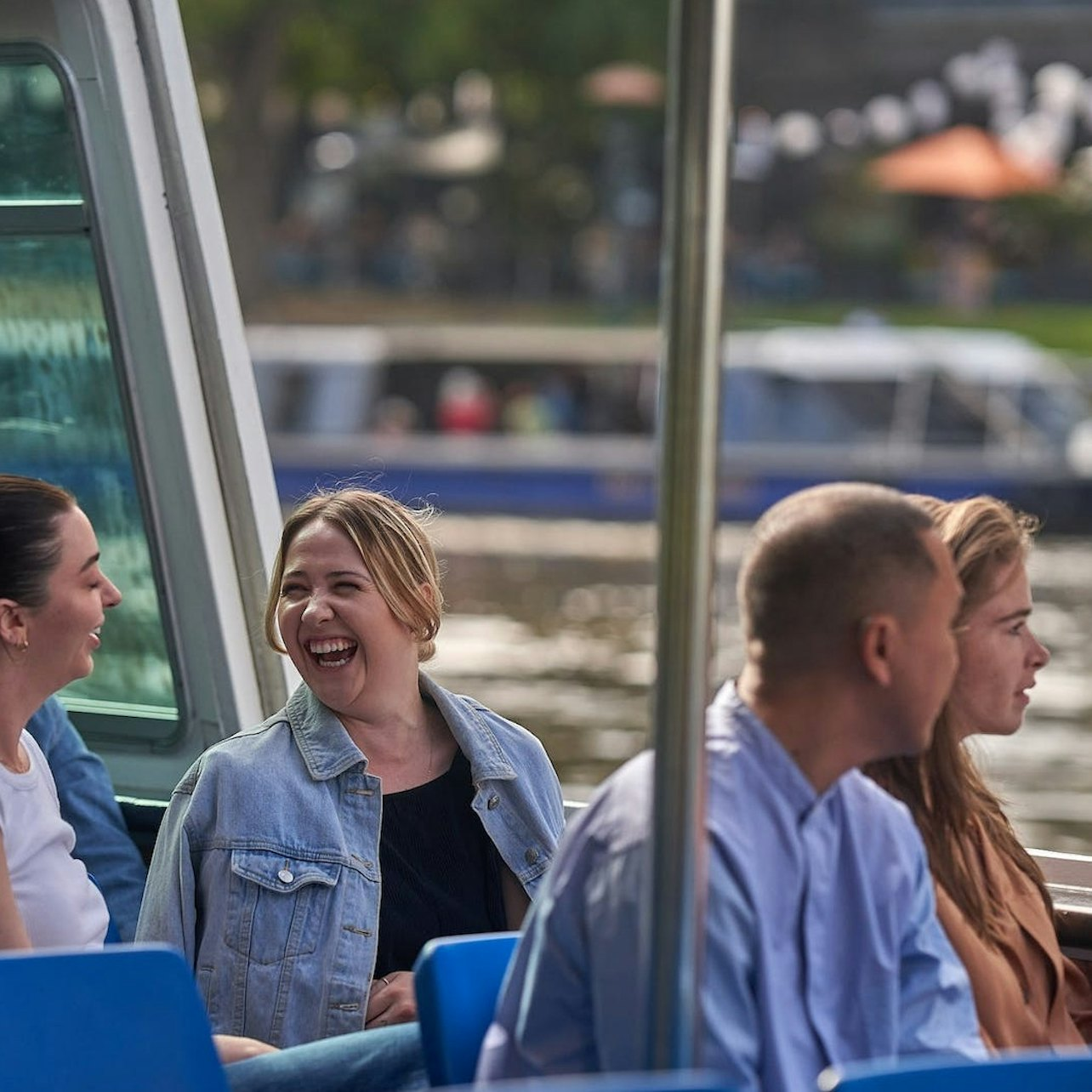 Experience the joy of exploring Melbourne from the water sharing laughter and stories while soaking in stunning views of the city's iconic landmarks along the Yarra River.
