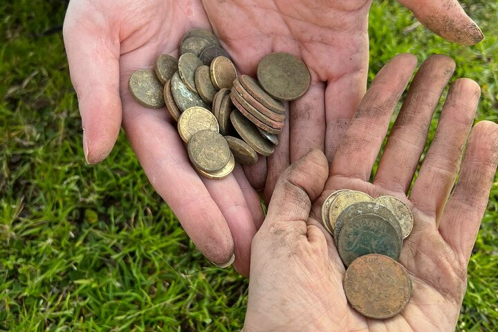 Uncover hidden treasures as you explore Melbourne's landscapes guided by an expert. Experience the thrill of discovery while metal detecting for coins and artifacts in a unique adventure.