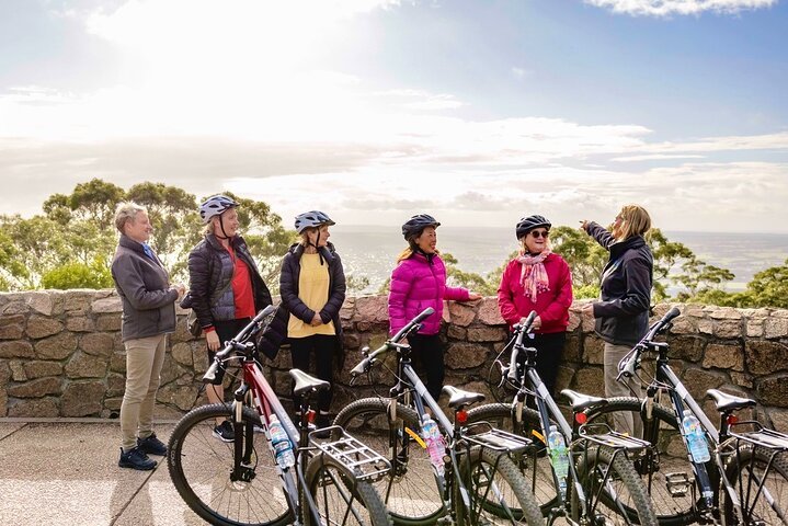 Experience the charm of the Mornington Peninsula as you cycle through scenic landscapes delight in local food and wine and share laughter with friends on a self-guided bike adventure.