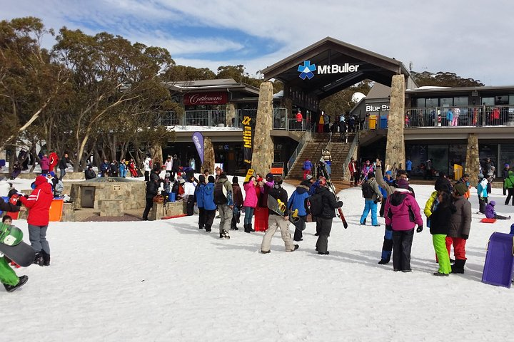 Experience the joy of a snowy day at Mt Buller where laughter fills the air and excitement abounds with endless activities amidst stunning mountain views.
