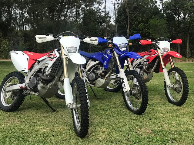 Explore Sydney's rugged landscapes on competition-ready off-road motorcycles. Perfect for beginners and seasoned riders alike these bikes promise an adventure through stunning scenery and versatile terrain.