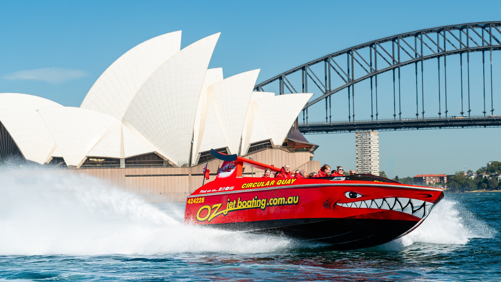 Oz Jet Boating Shark Attack Thrill Ride in Sydney Harbour - Photo 1 of 5