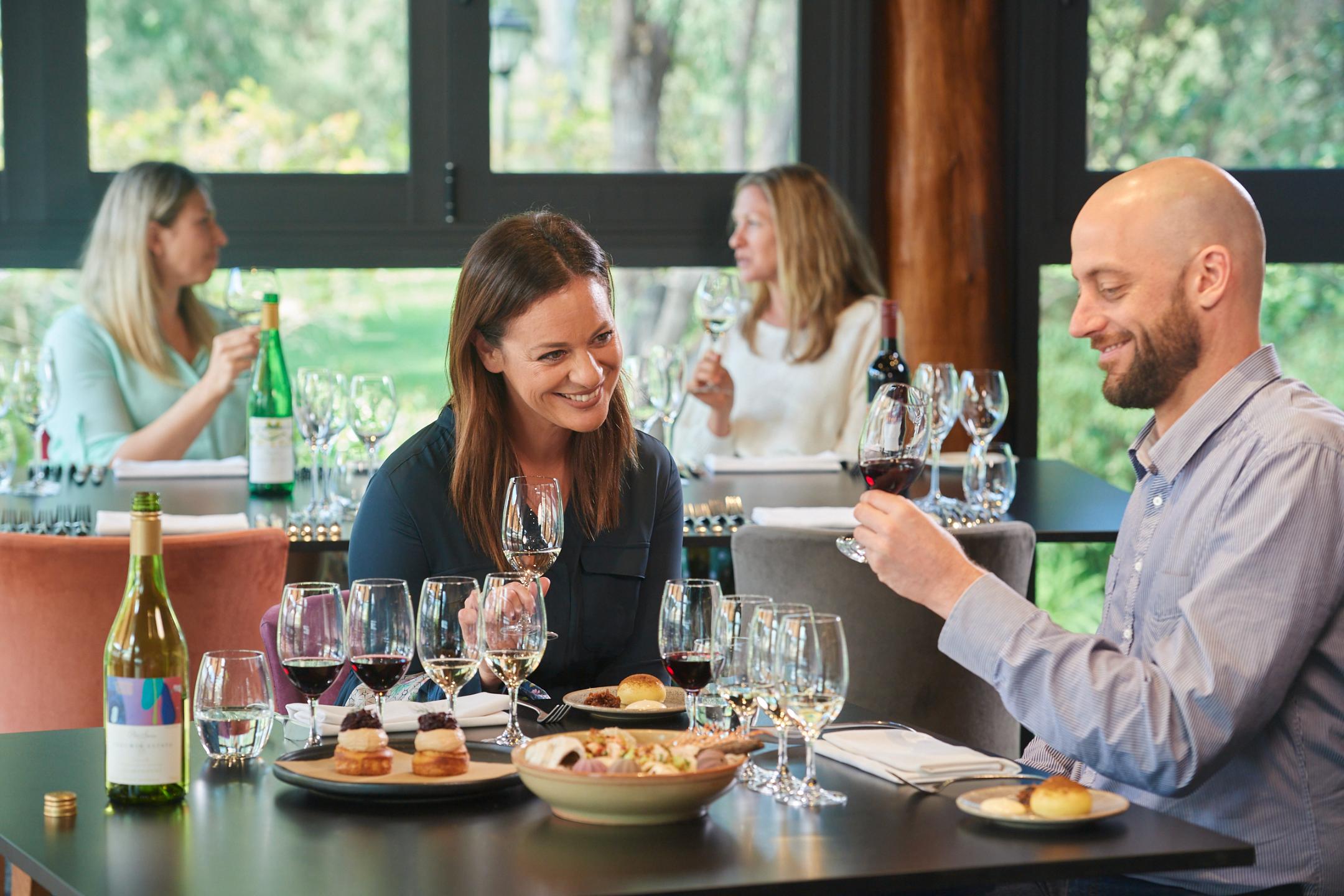 Savor exquisite wines and gourmet dishes in a scenic setting where culinary excellence meets the idyllic charm of Margaret River’s finest wineries creating unforgettable moments for travelers.
