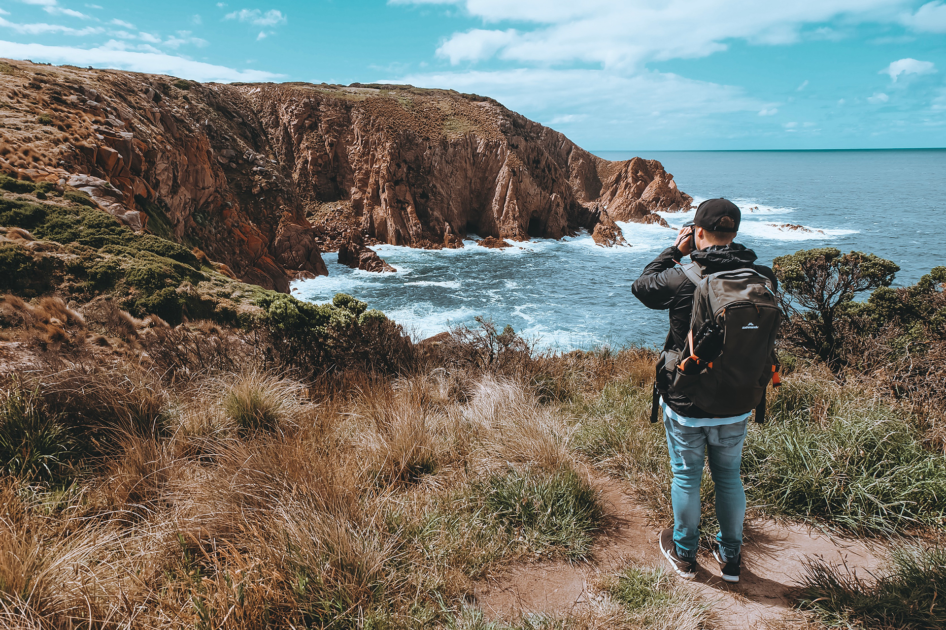 Experience breathtaking coastal views along rugged cliffs and rolling waves on the Phillip Island Hiking Tour a perfect adventure for nature enthusiasts and wildlife lovers alike.