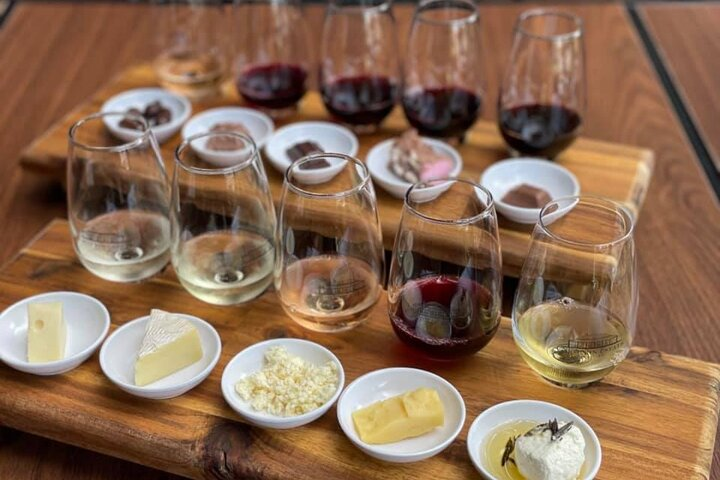 Savor a delightful tasting experience in the heart of Hunter Valley where exceptional wines meet delectable cheese and chocolate pairings perfect for wine lovers of all ages.