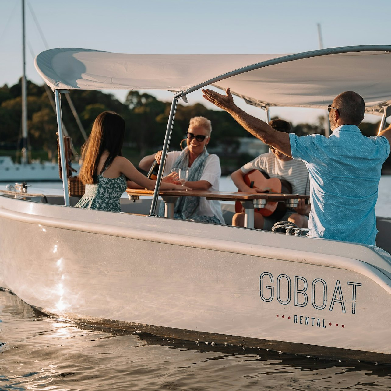 Gather your friends for an unforgettable day on the Parramatta River. Explore scenic views while enjoying refreshments in your private electric picnic boat creating memories against Sydney’s stunning backdrop.