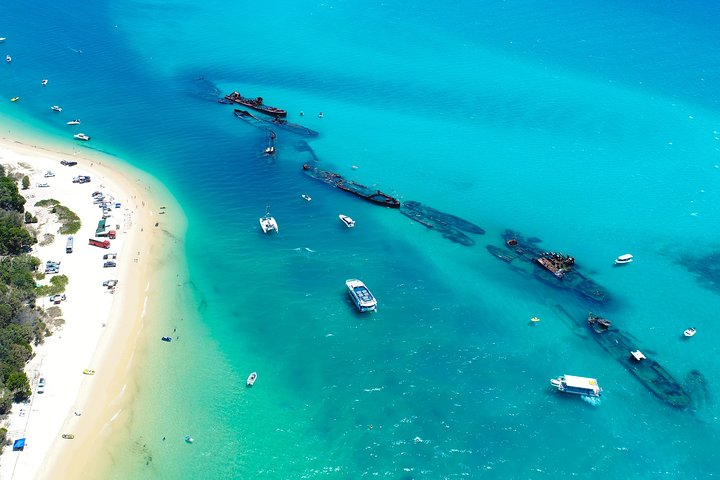 The Tangalooma Wrecks and Moreton island