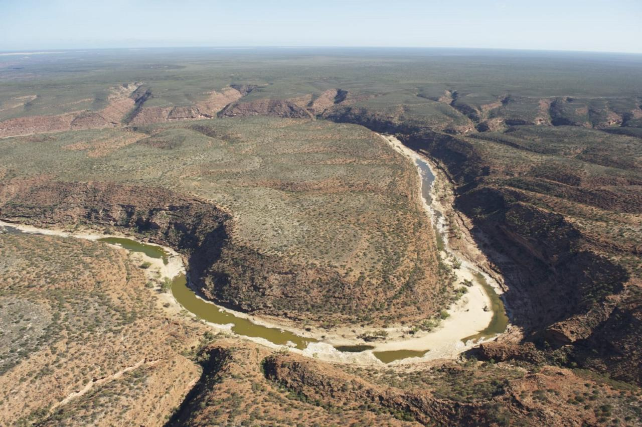 River Gorges & Coastal Cliffs Flight with Pink Lake add-on From Kalbarri - Photo 1 of 4