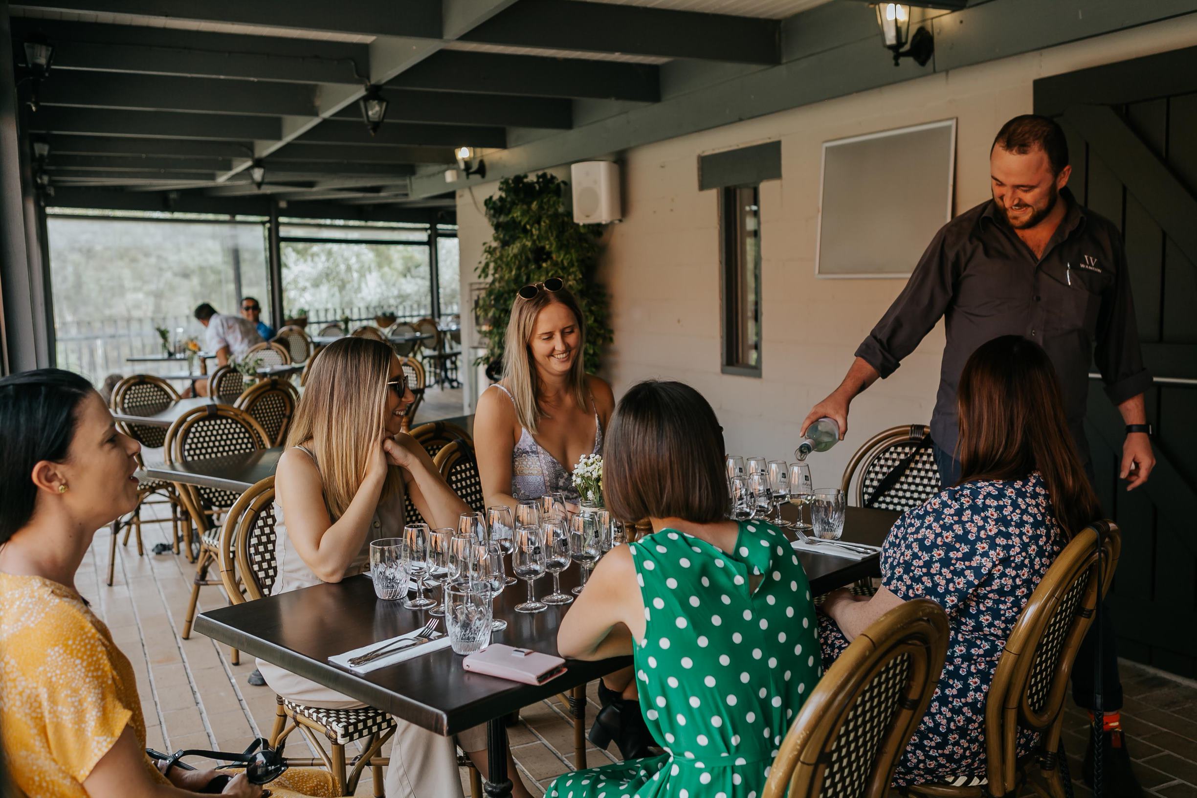 Experience the charm of the Hunter Valley with delightful tastings of exquisite wines artisanal cheeses and fine spirits all amidst the stunning backdrop of lush vineyards and rolling hills.