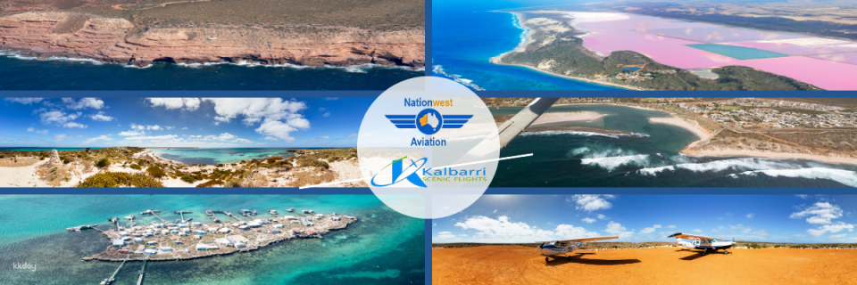 Scenic Kalbarri Tour: Fly Over Hutt Lagoon Pink Lake & Added Gorges | Western Australia - Photo 1 of 4