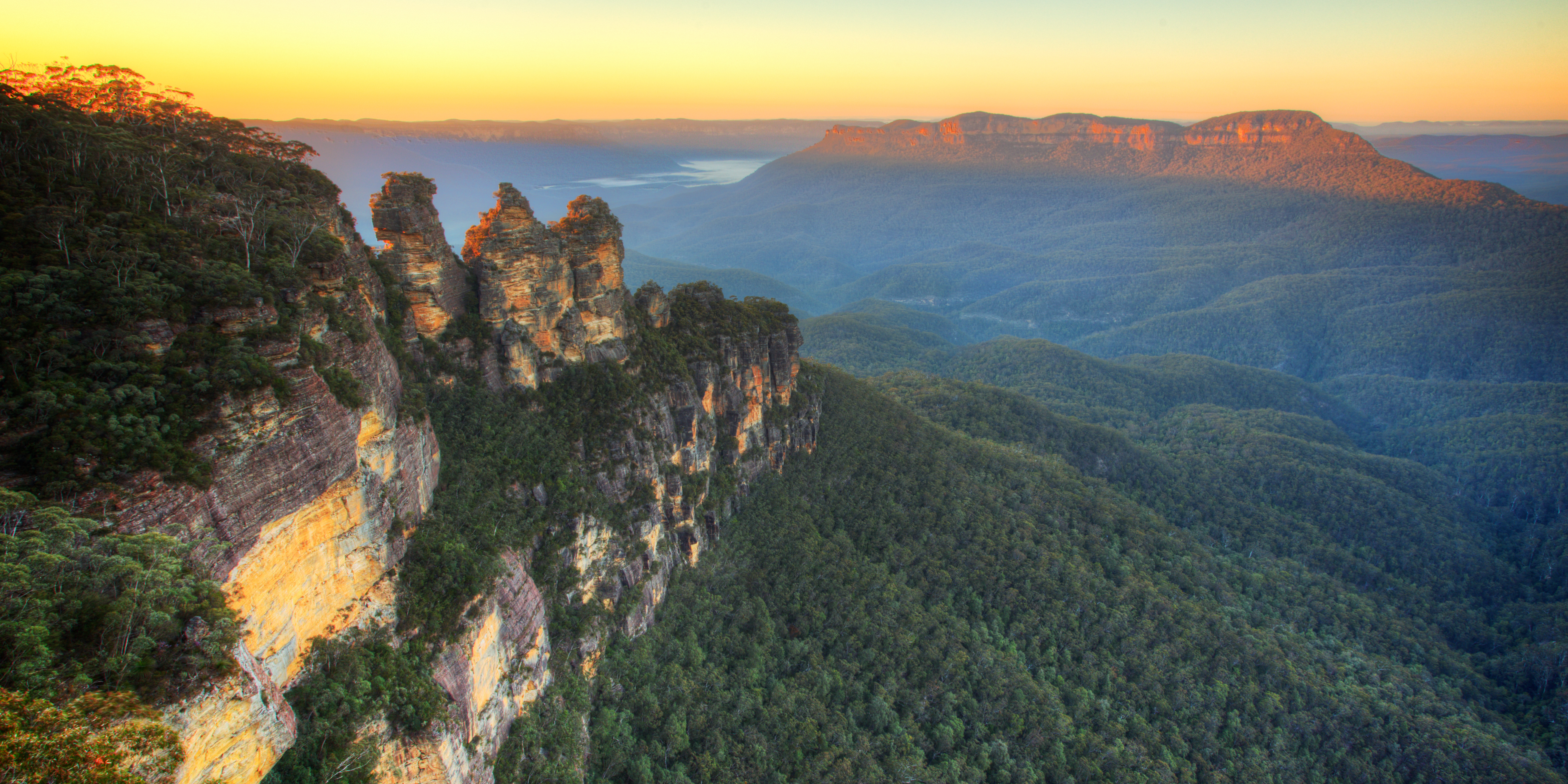 Experience the stunning beauty of the Blue Mountains where majestic rock formations and lush landscapes create a perfect backdrop for exploration and discovery in this iconic region of New South Wales.